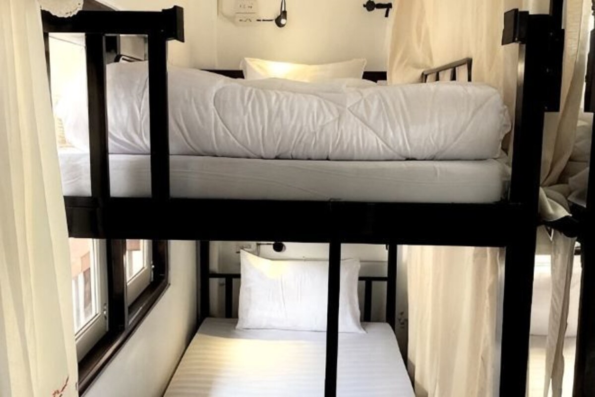 Bunk Bed In 6-Bunk Bed Male Dorm