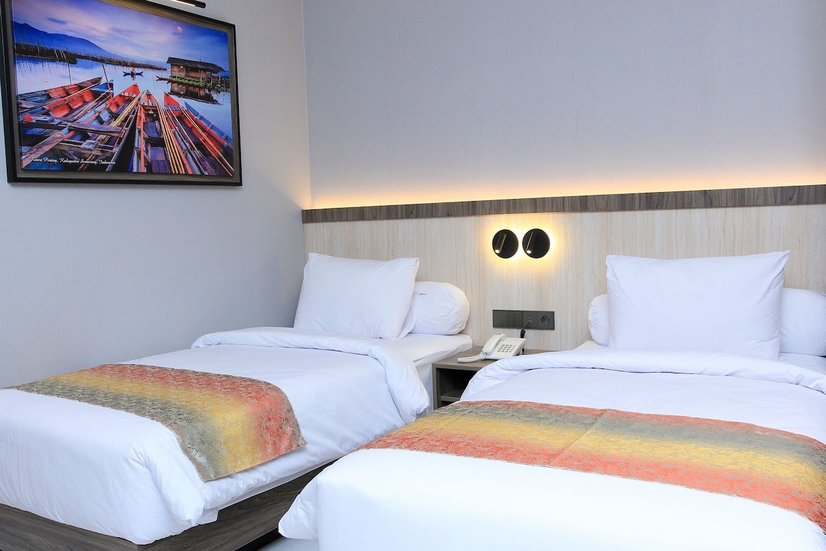 Deluxe Twin Room | Soundproofing, free WiFi