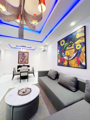 Deluxe Room | Living area - The Muse By LVG (Lekki)