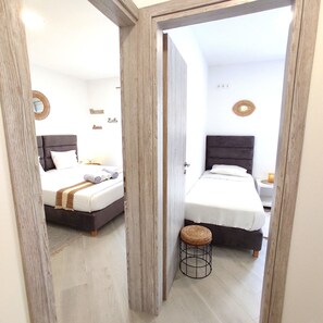 Apartment | 2 bedrooms, iron/ironing board, free WiFi - Modern Mykonos 2 Bd Aqua w shared Pool (Mykonos)
