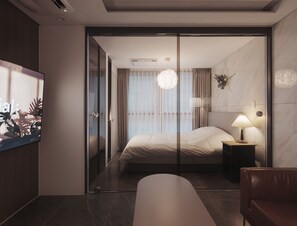 Queen Studio | Soundproofing, free WiFi - WECOSTAY Gangnam (Seoul)