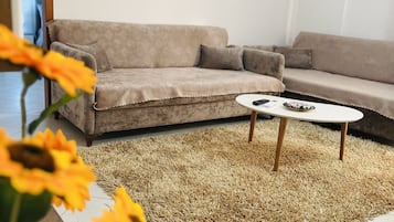 Una Smart TV, una chimenea, videojuegos