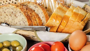 Frokostbuffé er inkludert hver dag