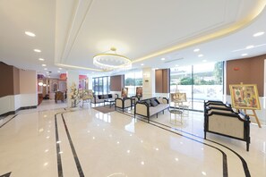 Sala de estar en el lobby
