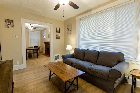 Fernseher, Kamin, Arbeitsbereiche