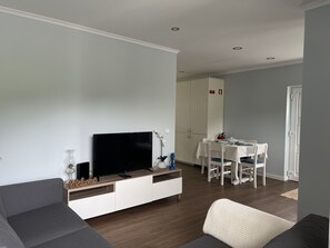 TV connectée, cheminée