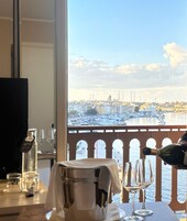 Exclusive Room, Balcony, Sea View | Down comforters, minibar, free WiFi, bed sheets