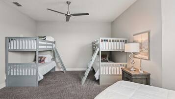 5 bedrooms, iron/ironing board, travel crib, WiFi