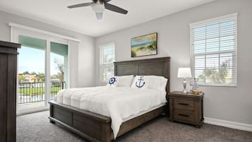 5 bedrooms, desk, iron/ironing board, travel cot