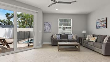 TV, table football, offices