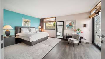 5 chambres, bureau, fer et planche Ă repasser, lit parapluie