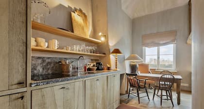 High-end getaway in heart of medieval Bruges.