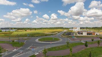 Vue depuis lâhĂ©bergement