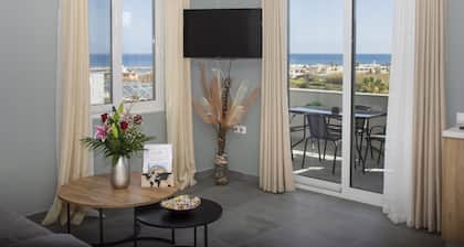Brand new sea view Apartment close to the beach - Kolymvari Hills: Chicago