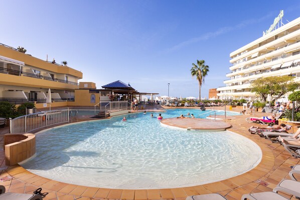 Una piscina climatizada