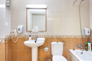 Hair dryer, towels