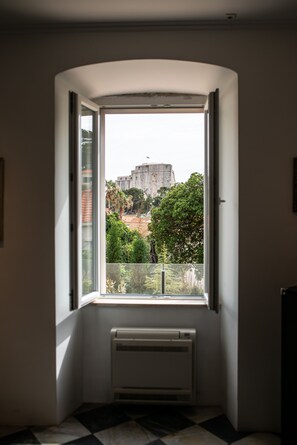 Blick von der Unterkunft