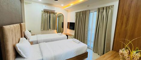 Kamar Twin Basic | 1 kamar tidur dan Wi-Fi gratis