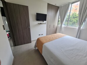 Suite | Memory-foam beds, in-room safe, individually decorated - 503 Moderno Aparta-Suite en Versalles Tipo Loft - Cali Tower Suites & Lofts (Cali)