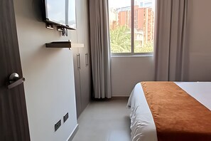 Suite | Memory foam beds, in-room safe, individually decorated - 503 Moderno Aparta-Suite en Versalles Tipo Loft - Cali Tower Suites & Lofts (Cali)