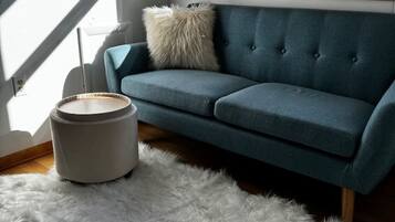 TV connectée, cheminée