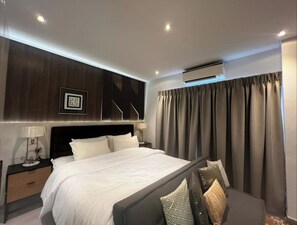 Monolocale Luxury, 1 letto queen | 1 camera, biancheria in cotone egiziano