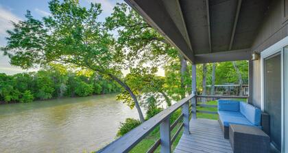Rustic River Cabin w/ Dock + Covered Deck!