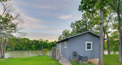 Rustic River Cabin w/ Dock + Covered Deck!
