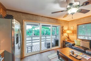 Apartment (0 Bedroom) | Interior - Rustic River Cabin w/ Dock + Covered Deck! (Waco)