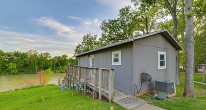 Rustic River Cabin w/ Dock + Covered Deck!