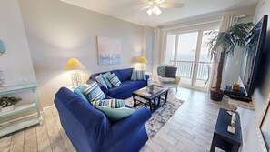 TV, DVD player, offices - Wake up above the waves, 21st floor paradise awaits - Daily Free Activities! (Panama City Beach)