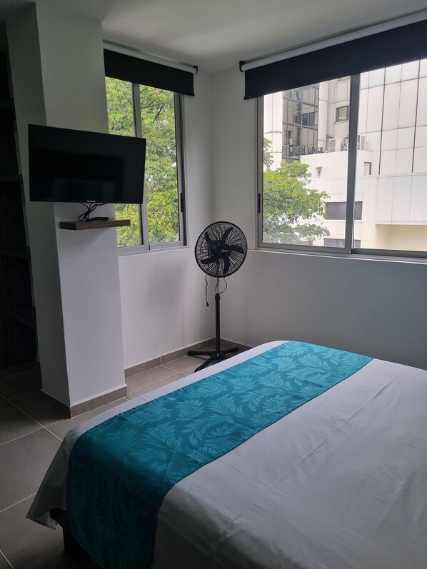 1 bedroom, iron/ironing board, Internet, bed sheets