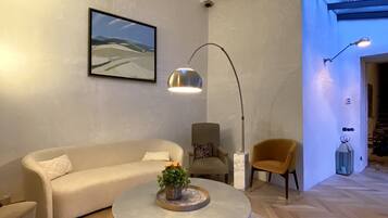 Smart TV, DVD player, books, video library