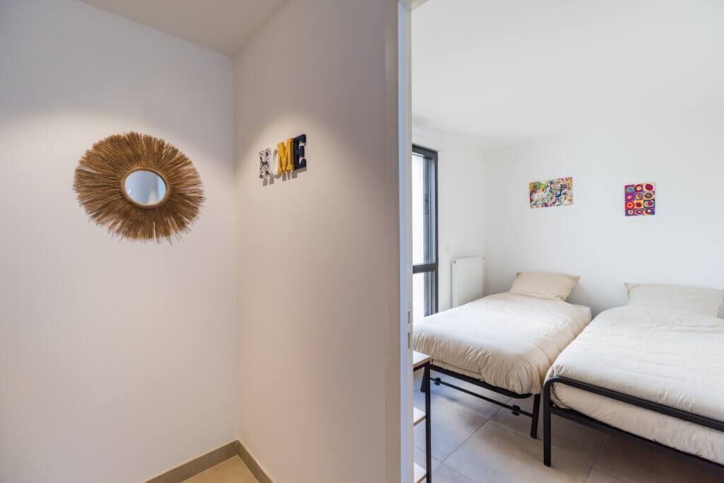 2 chambres, accès Internet, draps fournis