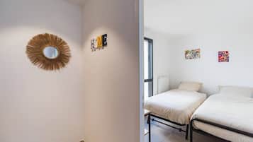 2 slaapkamers, internet, beddengoed