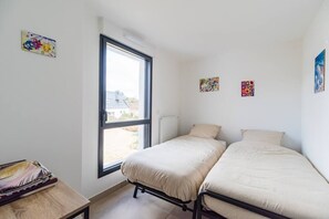 2 slaapkamers, internet, beddengoed