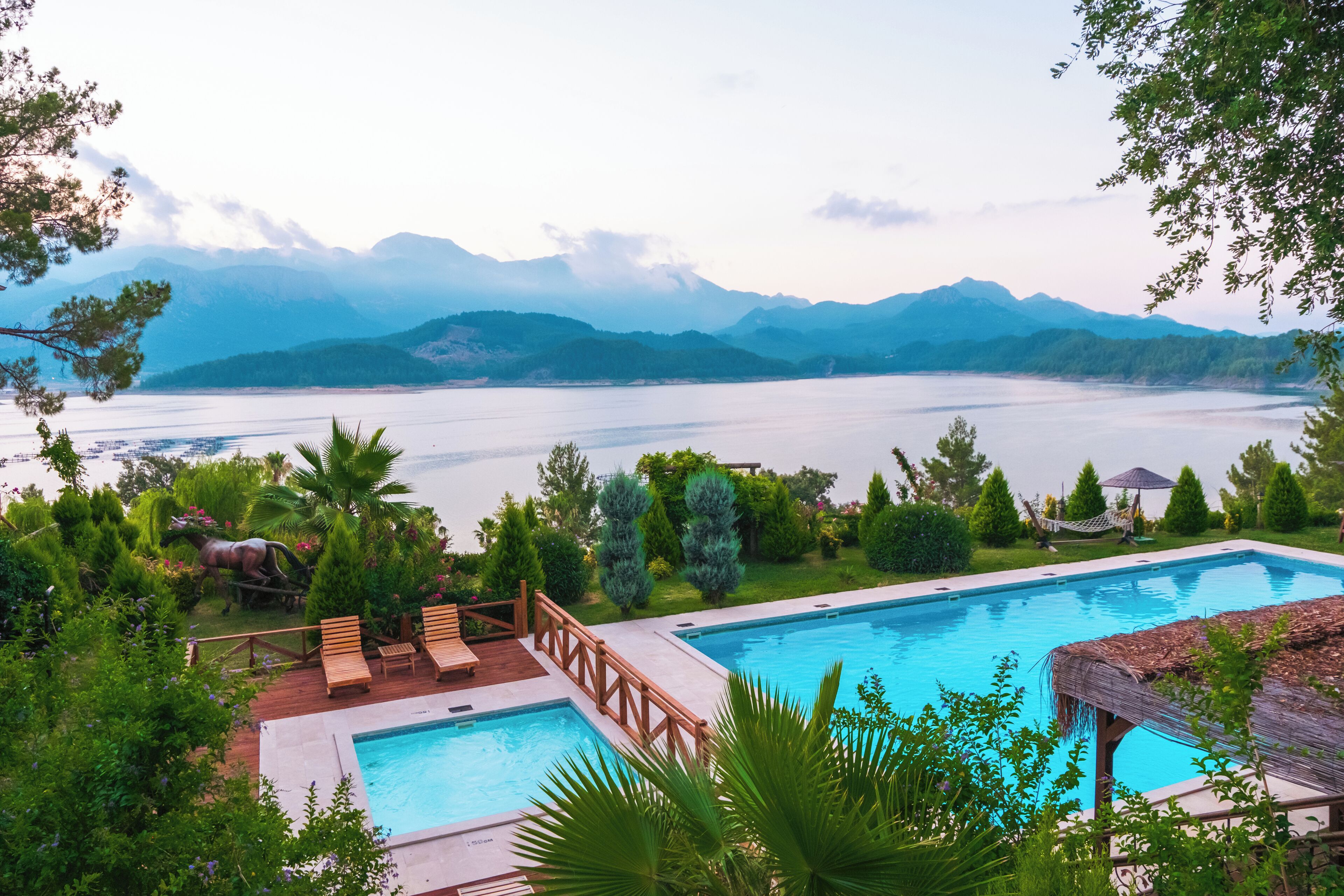 Seasonal outdoor pool