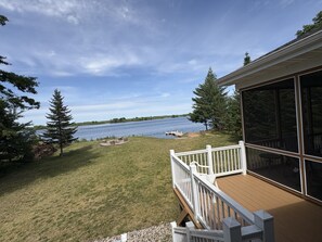 Terrace/patio - Lake Front at Bonnie Banks of Castle Rock w/Private Pier  (Necedah)
