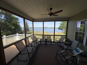 Terrace/patio - Lake Front at Bonnie Banks of Castle Rock w/Private Pier  (Necedah)