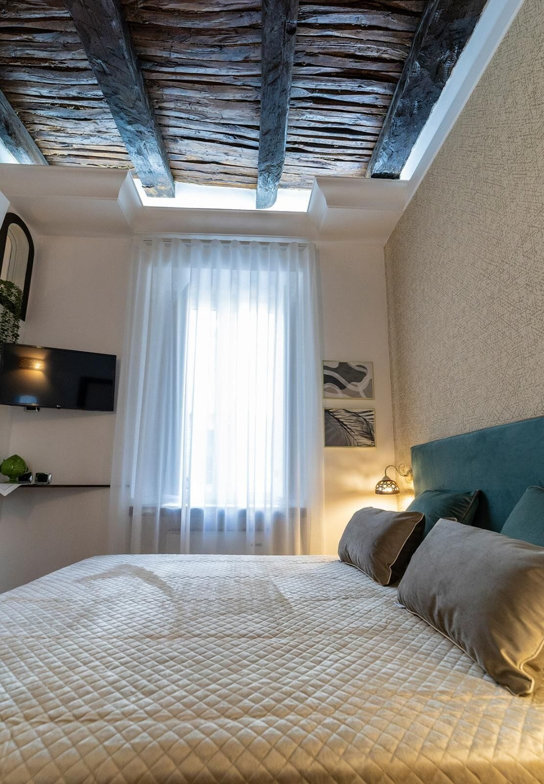 Camera doppia o matrimoniale con vista sulla citta, Cerere | Biancheria da letto ipoallergenica, copriletto in piuma