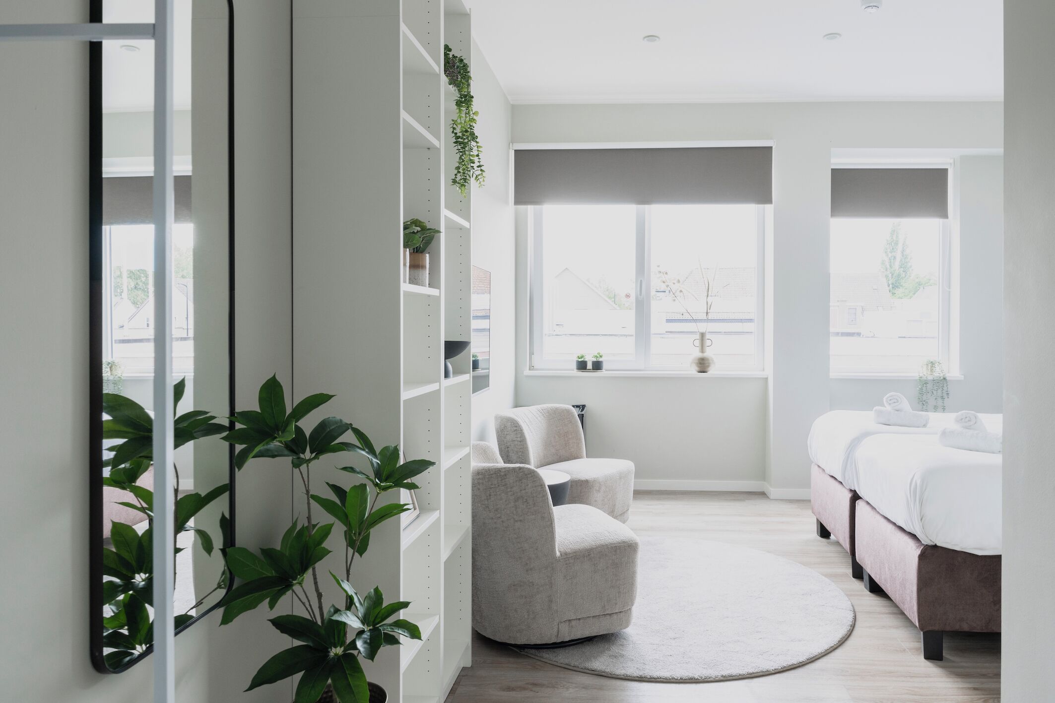 Slaap zoals jij wilt: één groot bed of twee aparte bedden in ons appartement in Centrum Geertruidenberg.