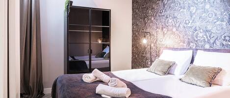 1 soverom, strykejern/-brett, wi-fi (inkludert) og sengetøy