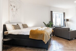1 Schlafzimmer, kostenloses WLAN, Bettwäsche