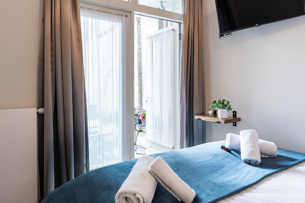 1 Schlafzimmer, Bügeleisen/Bügelbrett, kostenloses WLAN, Bettwäsche