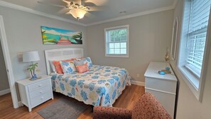 3 bedrooms, iron/ironing board, travel cot, WiFi