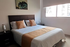 Suite | Memory foam beds, in-room safe, individually decorated - 505 Moderno Aparta-Suite en Versalles Tipo Loft - Cali Tower Suites & Lofts (Cali)