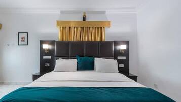 1 slaapkamer, een strijkplank/strijkijzer, gratis wifi, beddengoed