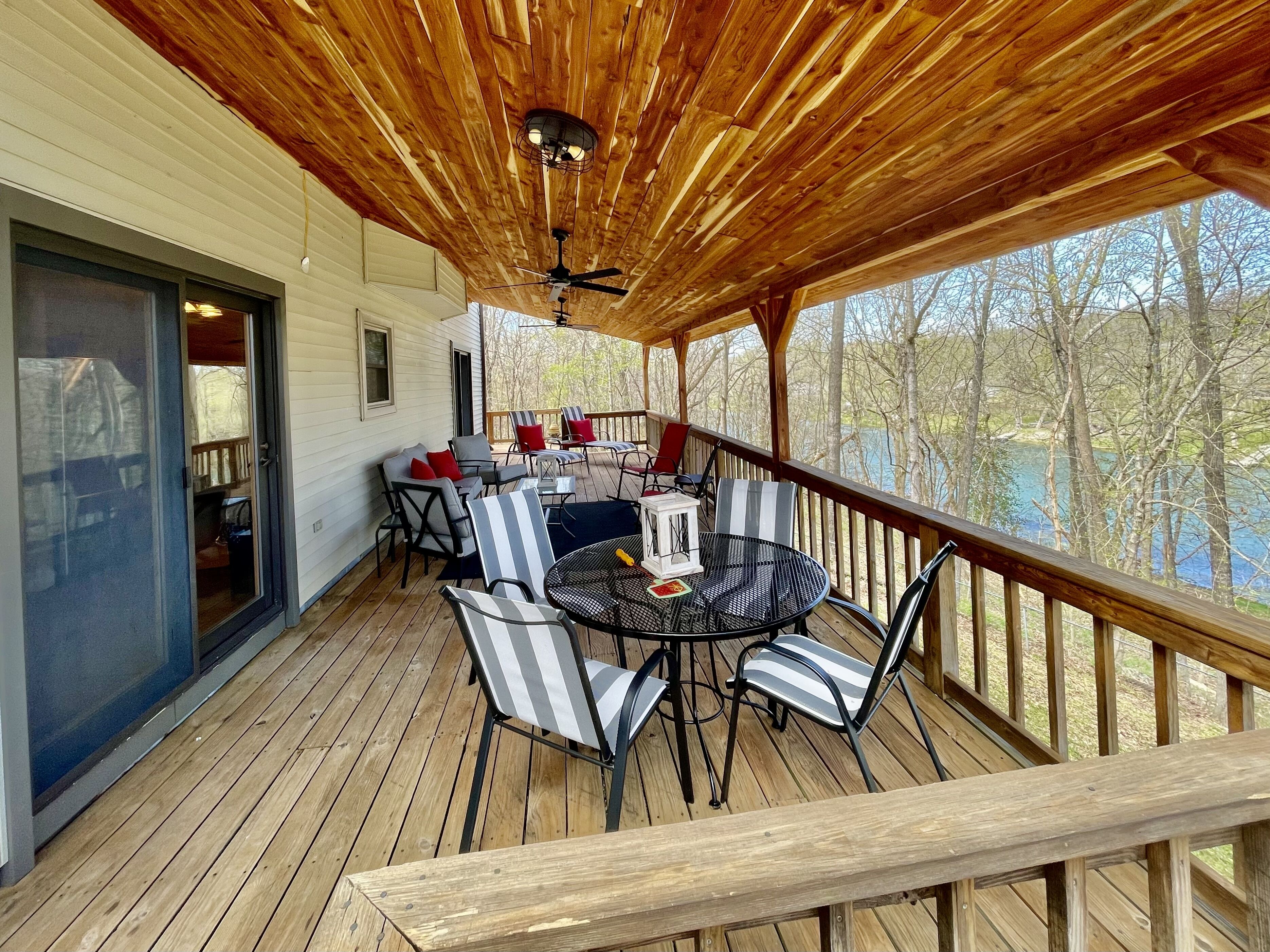 Beautiful Riverside home nestled on the banks of Spring River!