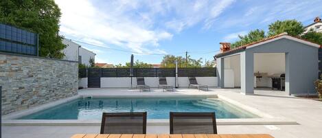 Una piscina climatizada