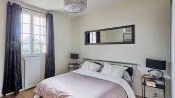 3 chambres, fer et planche Ă repasser, Wi-Fi gratuit